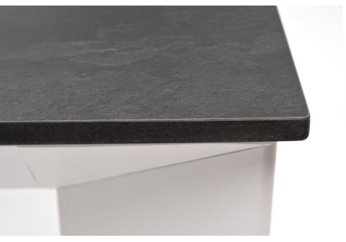  "Венето" обеденный стол из HPL 90х90см, цвет "серый гранит", каркас белый, фото 5 