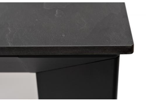  "Венето" обеденный стол из HPL 90х90см, цвет "серый гранит", каркас черный, фото 4 