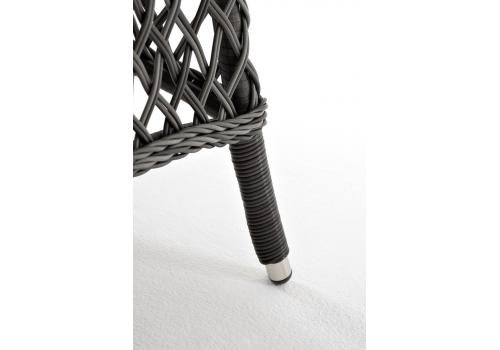  "Эспрессо" плетеный круглый стол, диаметр 118 см, цвет графит, фото 3 