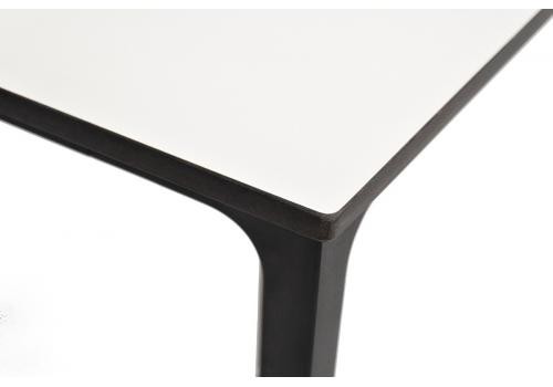  "Малага" обеденный стол из HPL 160х80см, цвет молочный, каркас черный, фото 7 