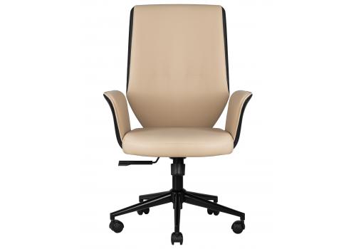  Офисное кресло для руководителей DOBRIN MAXWELL, кремово-черный, фото 6 