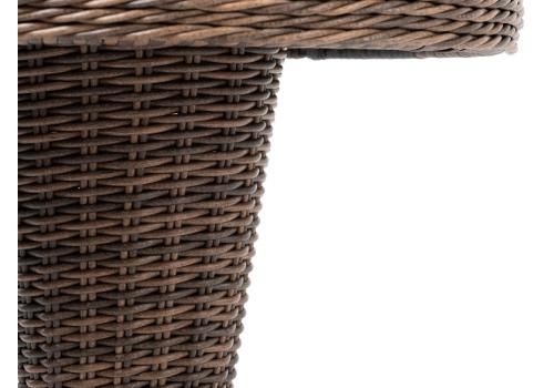  "Леванте" стол круглый из искусственного ротанга, цвет коричневый, фото 5 