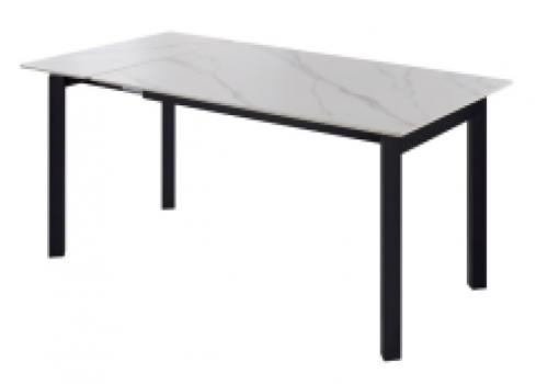  "Тибет" стол интерьерный раздвижной из HPL 140-180х75см, H75, цвет столешницы мрамор "Каррара", фото 1 