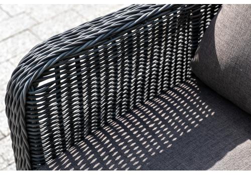  "Гляссе" кресло плетеное из искусственного ротанга, цвет графит, фото 13 