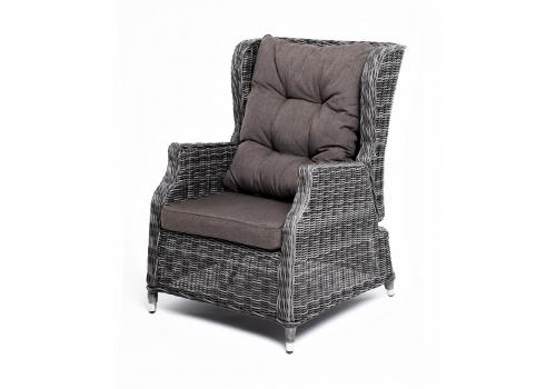  "Форио" кресло раскладное плетеное, цвет графит, фото 1 