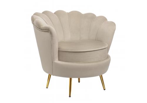  Дизайнерское кресло ракушка Pearl taupe коричневое, фото 2 