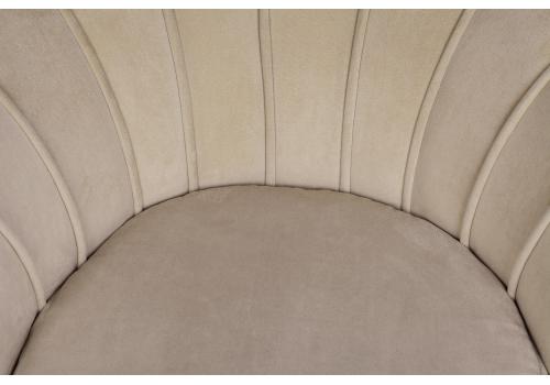  Дизайнерское кресло ракушка Pearl taupe коричневое, фото 7 