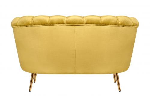  Дизайнерский  диван ракушка Pearl double yellow желтый, фото 4 