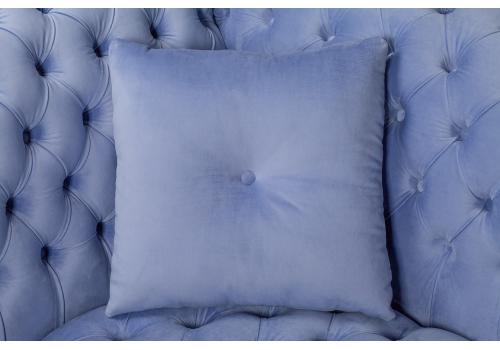  Голубой велюровый диван Lina Blue-W, фото 6 