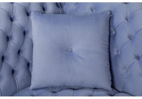  Голубой велюровый диван Lina Blue-B, фото 6 
