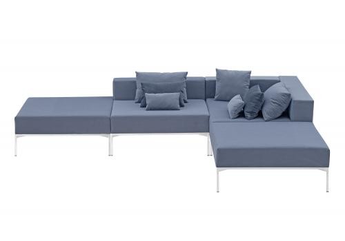  Модульный серый диван Benson короткий, фото 3 