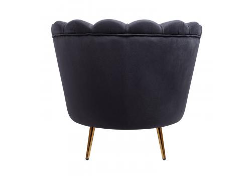  Дизайнерское кресло ракушка Pearl black черный, фото 4 