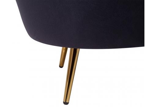  Дизайнерское кресло ракушка Pearl black черный, фото 7 