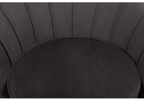  Дизайнерское кресло ракушка Pearl black черный, фото 6 