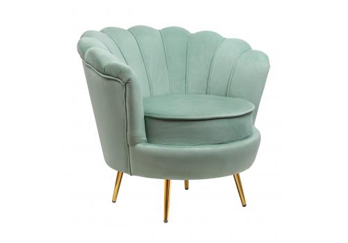 Дизайнерское кресло ракушка зеленое Pearl green, фото 2 