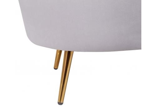  Дизайнерское кресло ракушка серое Pearl grey, фото 7 
