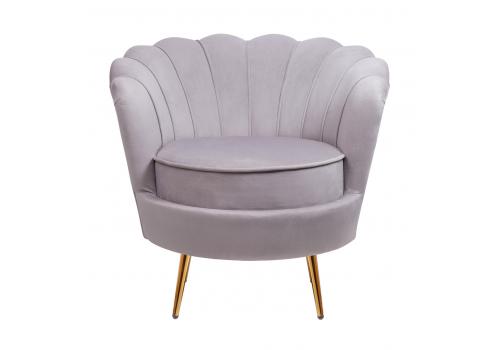 Дизайнерское кресло ракушка серое Pearl grey, фото 1 