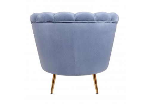  Дизайнерское кресло ракушка голубое Pearl sky, фото 4 