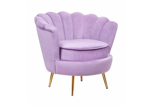  Дизайнерское кресло ракушка  фиолетовое Pearl purple, фото 2 