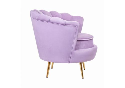  Дизайнерское кресло ракушка  фиолетовое Pearl purple, фото 3 