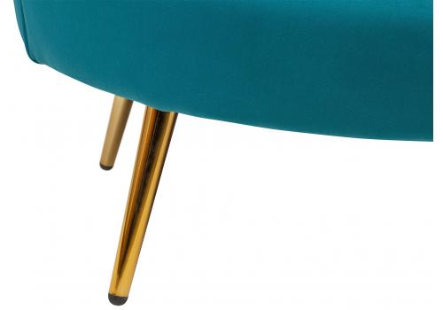  Дизайнерский диван ракушка  Pearl double marine velvet сине-зеленый, фото 7 