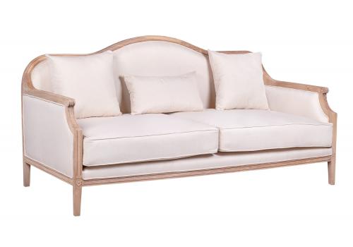  Бежевый диван из рогожки Madesta beige, фото 2 