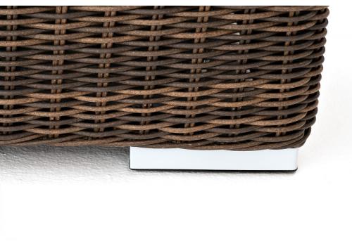  "Боно" диван из искусственного ротанга трехместный, цвет коричневый, фото 9 
