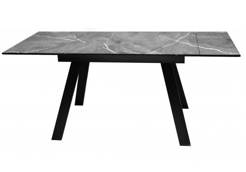  Стол DikLine SKL140 Керамика Серый мрамор/подстолье черное/опоры черные (2 уп.), фото 5 