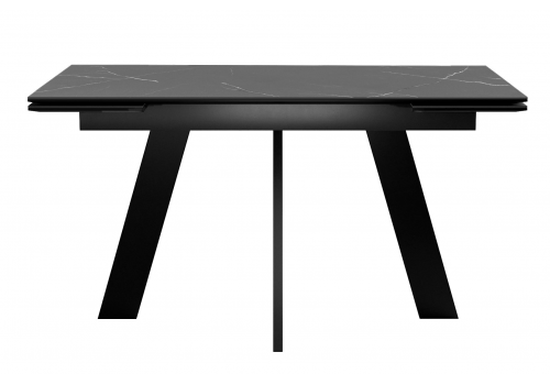  Стол DikLine SKM140 Керамика Черный мрамор/подстолье черное/опоры черные (2 уп.), фото 5 