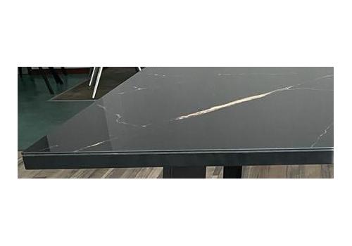  Стол DikLine ZLS140 мрамор черный глянец/ черный/опоры черные, фото 5 