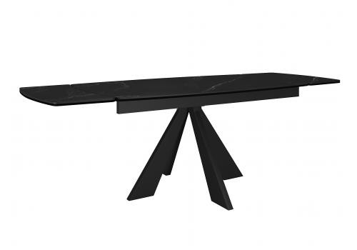  Стол DikLine SKU140 Керамика Черный мрамор/подстолье черное/опоры черные, фото 4 