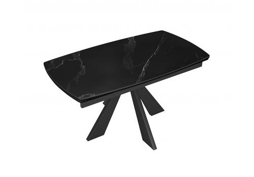  Стол DikLine SKU120 Керамика Черный мрамор/подстолье черное/опоры черные, фото 8 