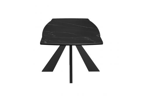  Стол DikLine SKU140 Керамика Черный мрамор/подстолье черное/опоры черные, фото 6 