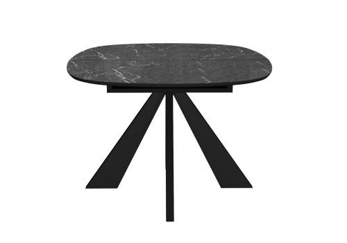  Стол DikLine SKK110 Керамика Черный мрамор/подстолье черное/опоры черные (2 уп.), фото 5 
