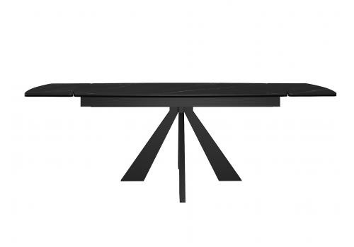  Стол DikLine SKU140 Керамика Черный мрамор/подстолье черное/опоры черные, фото 3 