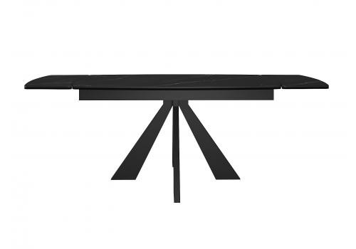  Стол DikLine SKU120 Керамика Черный мрамор/подстолье черное/опоры черные, фото 2 