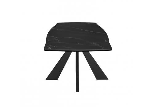  Стол DikLine SKU120 Керамика Черный мрамор/подстолье черное/опоры черные, фото 5 