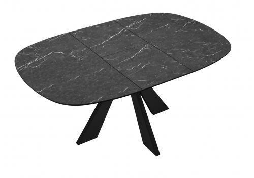  Стол DikLine SKK110 Керамика Черный мрамор/подстолье черное/опоры черные (2 уп.), фото 8 