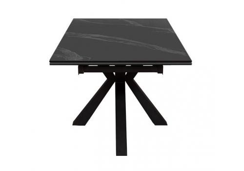  Стол DikLine SFE160 Керамика Черный мрамор/подстолье черное/опоры черные (2 уп.), фото 2 