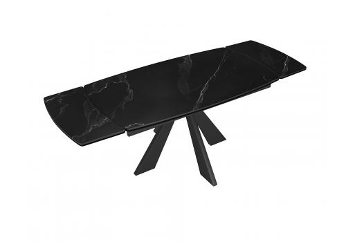  Стол DikLine SKU120 Керамика Черный мрамор/подстолье черное/опоры черные, фото 7 