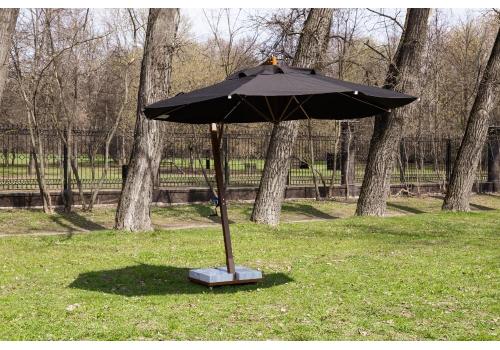  Профeссиональный зонт MAESTRO LUX 350 круглый (Черный), фото 2 