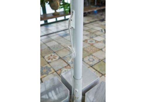  Зонт MISTRAL 300 квадратный без волана (база в комплекте) бежевый, фото 4 