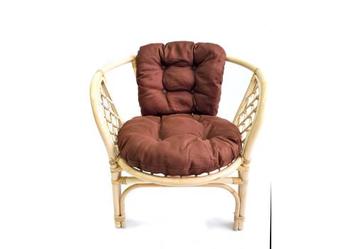  Подушка на кресло "Багама" коричневая обычная твил, фото 1 