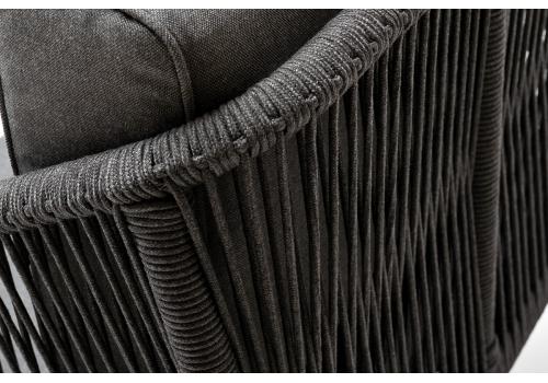  "Канны" модульная угловая лаунж-зона из роупа (веревки), цвет темно-серый, фото 11 