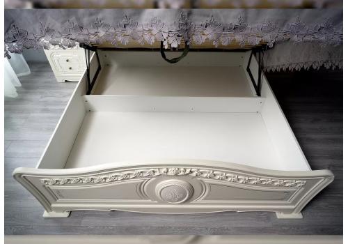  Азалия Кровать 1800x2000 с мягким изголовьем (Антивандальная ткань), эмаль, фото 4 