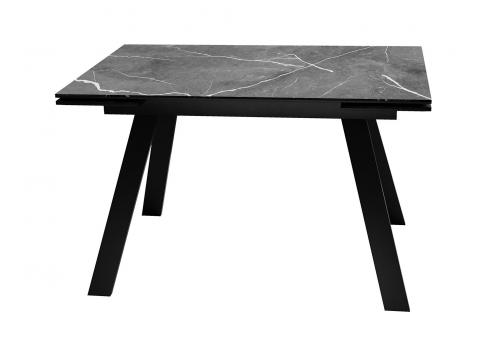  Стол DikLine DKL140 Керамика Серый мрамор/опоры черные (2 уп.), фото 4 