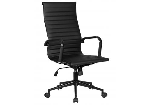  Офисное кресло для руководителей DOBRIN CLARK SIMPLE BLACK, чёрный, фото 1 