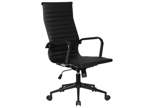  Офисное кресло для руководителей DOBRIN CLARK SIMPLE BLACK, чёрный, фото 2 