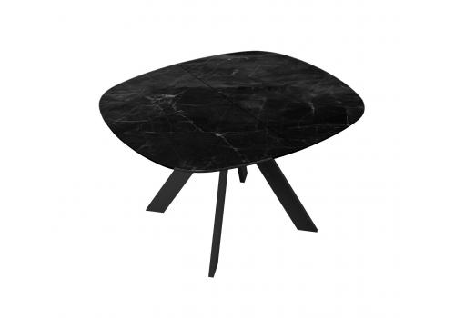  Стол DikLine BK100 Керамика Черный мрамор/подстолье черное/опоры черные, фото 3 