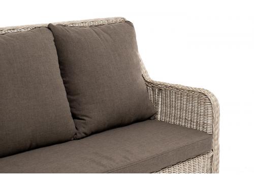  "Гляссе" диван трехместный из искусственного ротанга, цвет бежевый, фото 5 